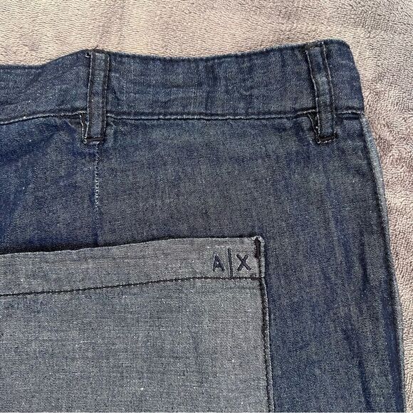 Armani Exchange linen blend Men's shorts waist 38 - Picture 9 of 12